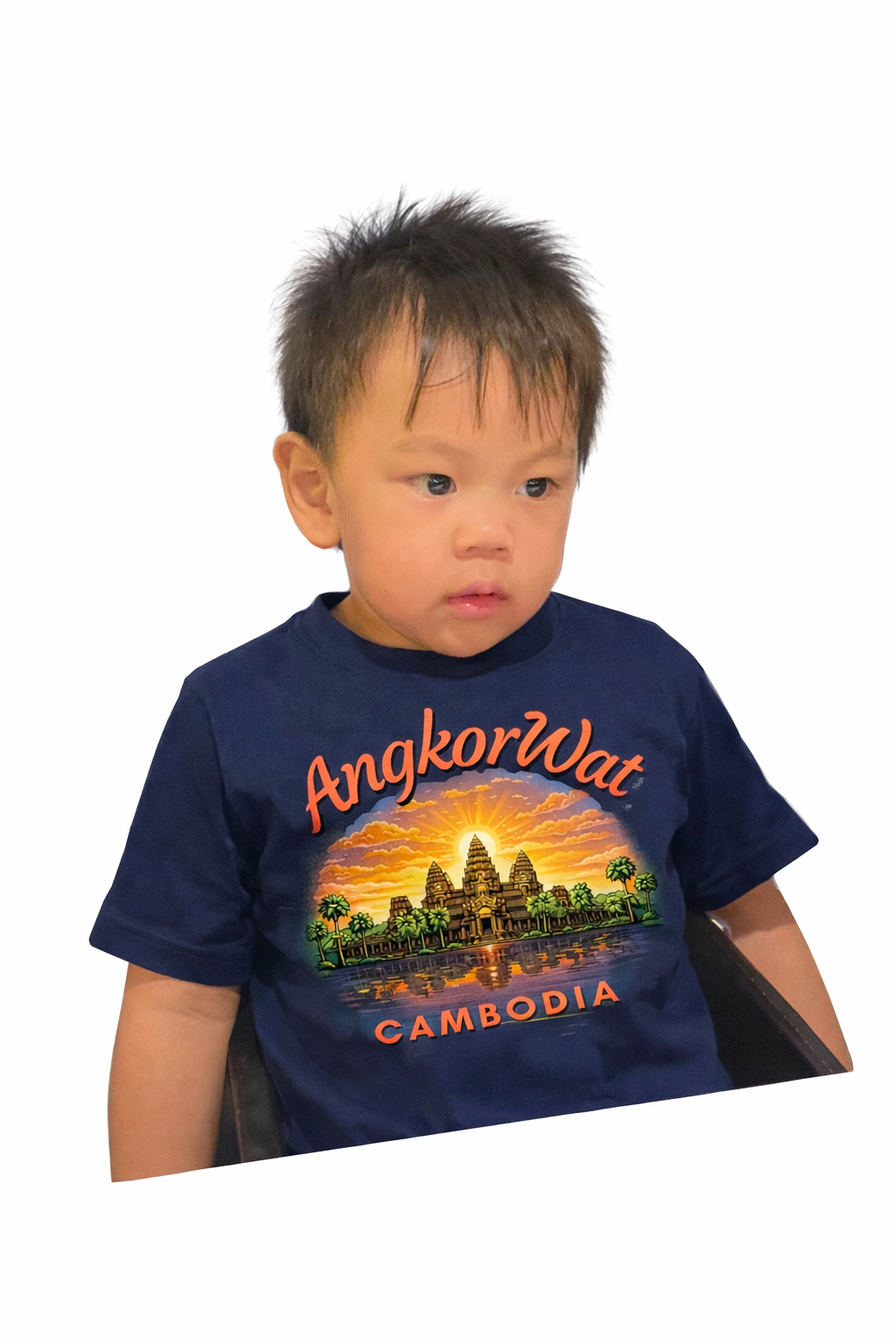Angkor Wat Cambodia Kids T-Shirt ā Premium Khmer Design š°š