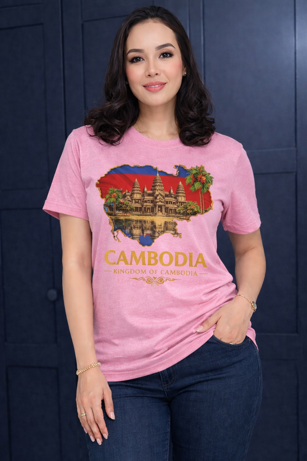 Cambodia T-Shirt – Kingdom of Cambodia Design 🇰🇭