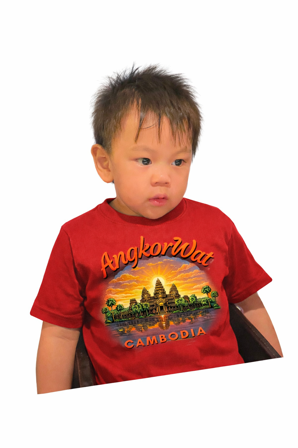Angkor Wat Cambodia Kids T-Shirt – Premium Khmer Design 🇰🇭