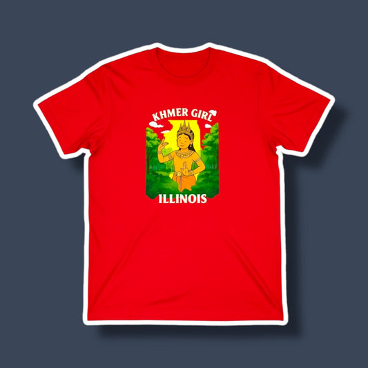 Khmer Girl Illinois T-Shirt 🇰🇭❤️