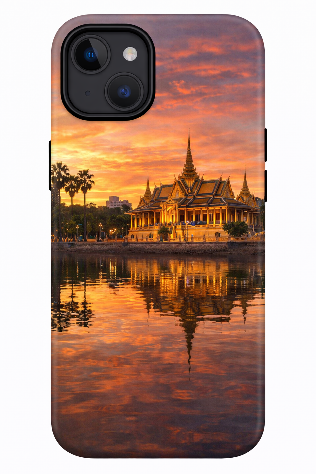 Golden Apsara Khmer Phone Case – Premium Cultural Design