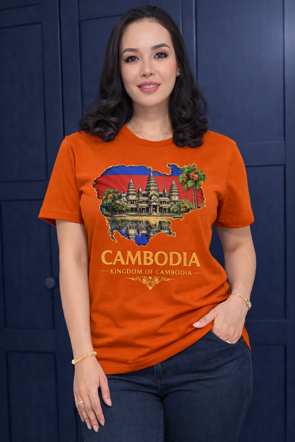 Cambodia T-Shirt – Kingdom of Cambodia Design 🇰🇭