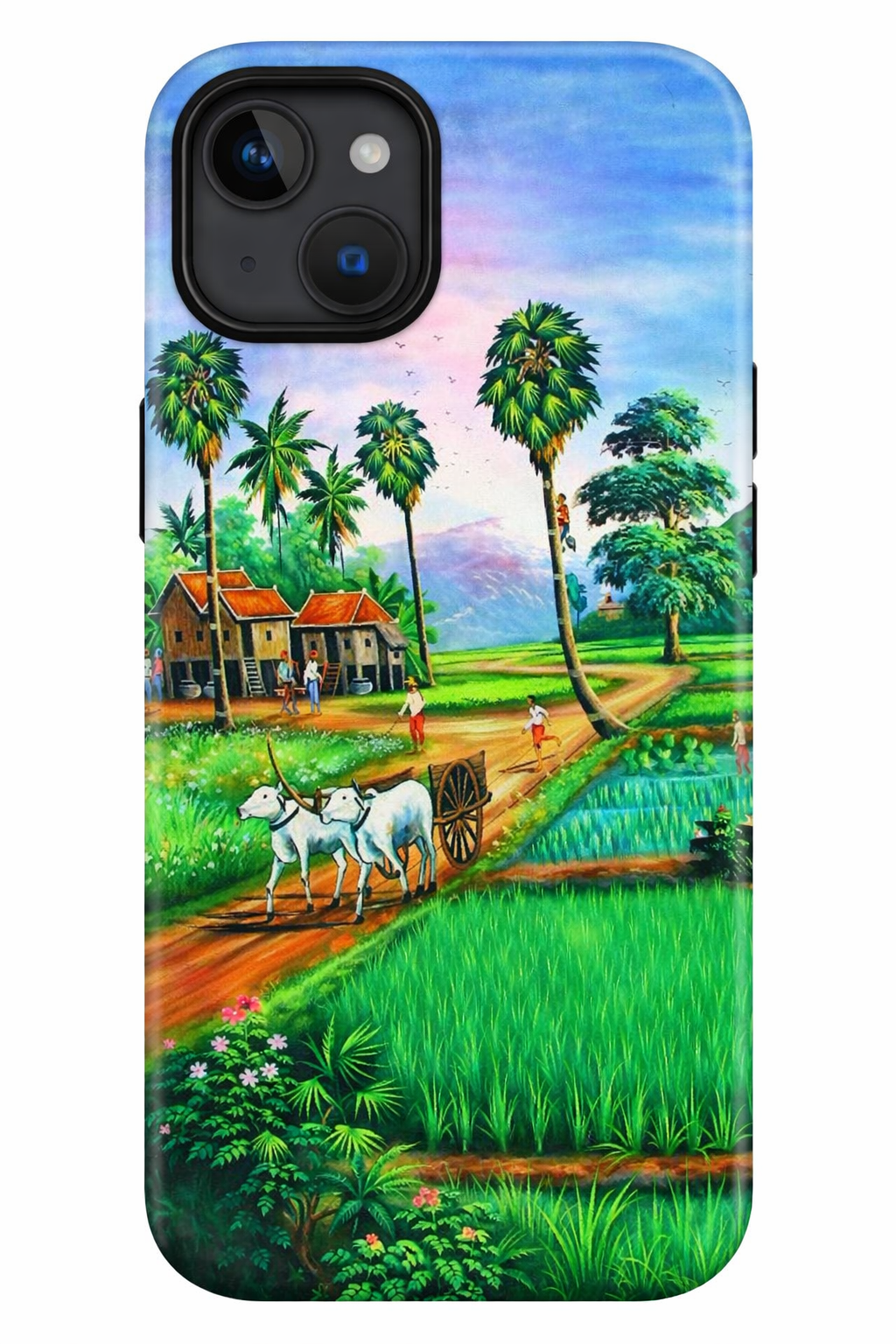 Golden Apsara Khmer Phone Case – Premium Cultural Design