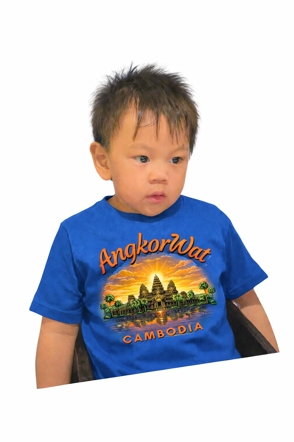 Angkor Wat Cambodia Kids T-Shirt – Premium Khmer Design 🇰🇭