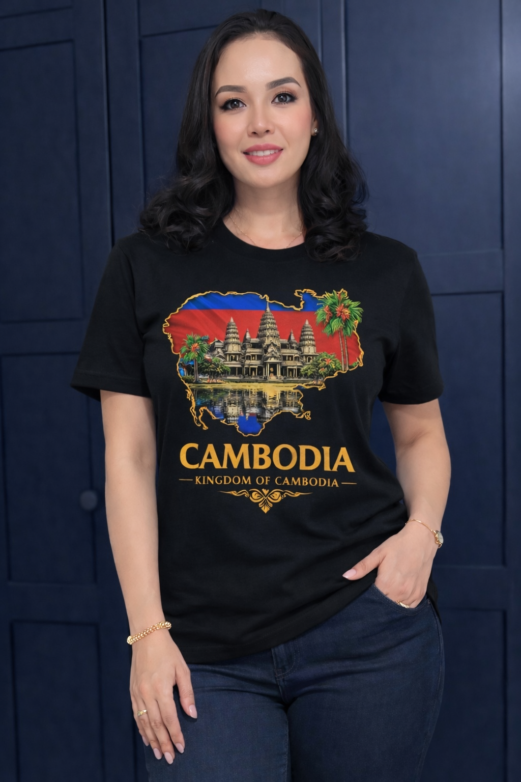 Cambodia T-Shirt – Kingdom of Cambodia Design 🇰🇭