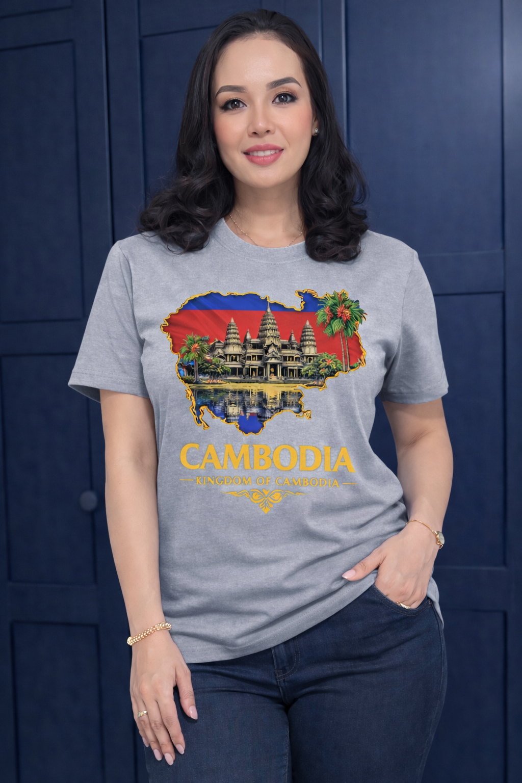 Cambodia T-Shirt – Kingdom of Cambodia Design 🇰🇭