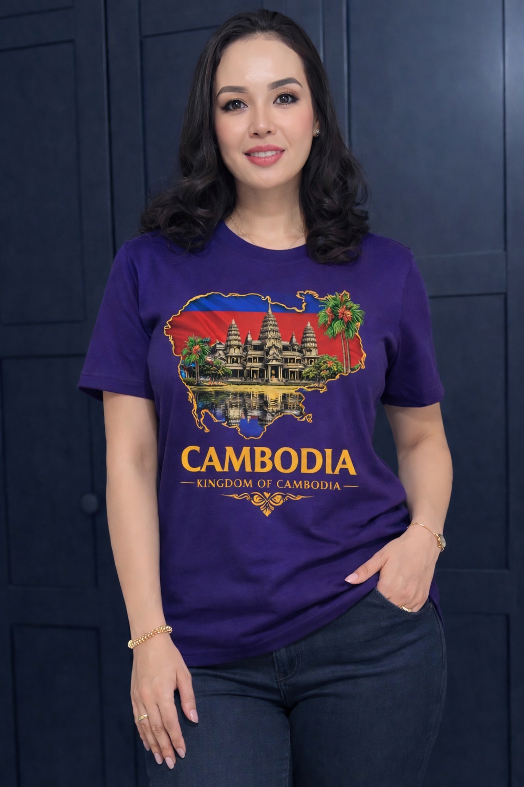 Cambodia T-Shirt – Kingdom of Cambodia Design 🇰🇭