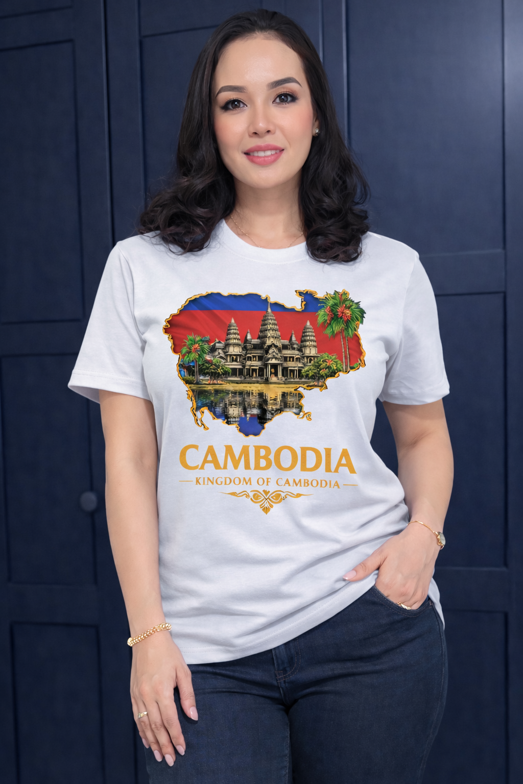 Cambodia T-Shirt – Kingdom of Cambodia Design 🇰🇭