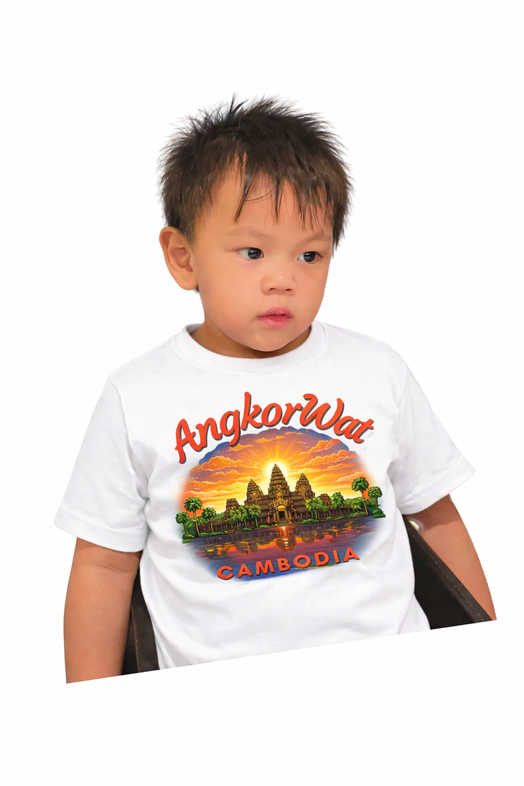Angkor Wat Cambodia Kids T-Shirt – Premium Khmer Design 🇰🇭